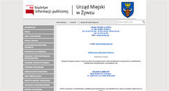 Desktop Screenshot of bip.zywiec.pl