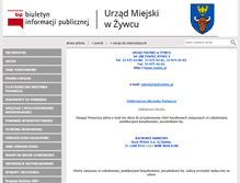 Tablet Screenshot of bip.zywiec.pl