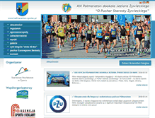 Tablet Screenshot of halfmarathon.zywiec.pl