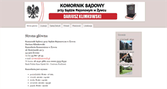 Desktop Screenshot of komornik.zywiec.pl